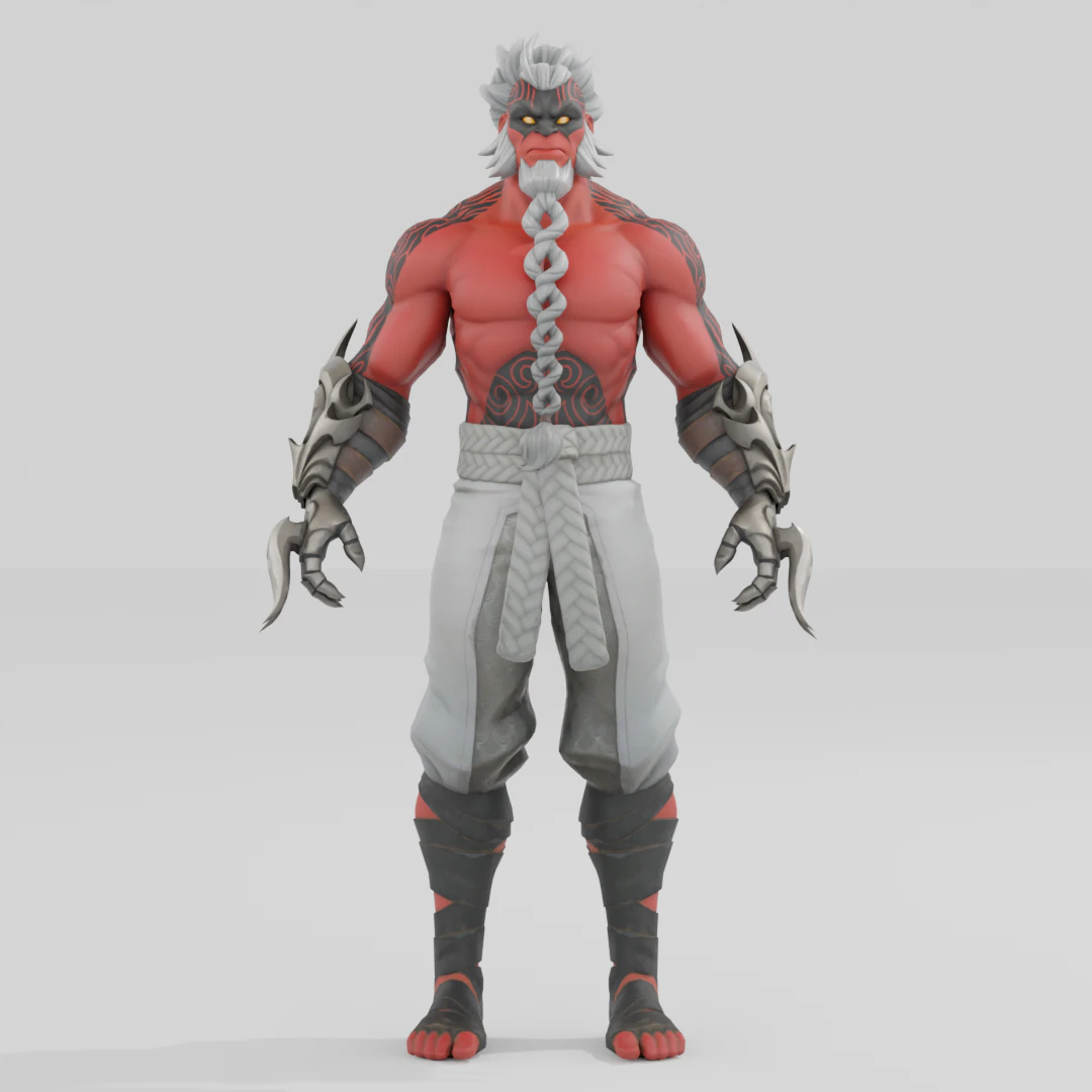 Kurohomura - Fortnite 3D Model .c4d .max .obj .3ds .fbx .stl .blend 