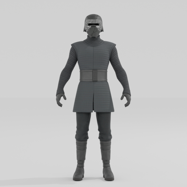 Kylo Ren - Fortnite Modello 3D .c4d .max .obj .3ds .fbx .stl .blend 