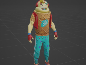 リル・ウィップ - フォートナイト 3Dモデル