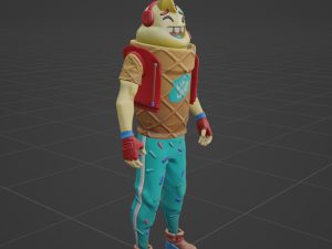 リル・ウィップ - フォートナイト 3Dモデル