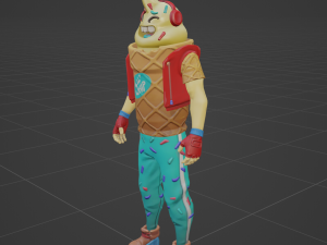 リル・ウィップ - フォートナイト 3Dモデル