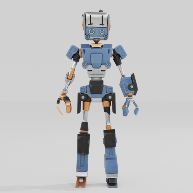 Lok-Bot - Fortnite 3D मॉडल .c4d .max .obj .3ds .fbx .stl .blend 