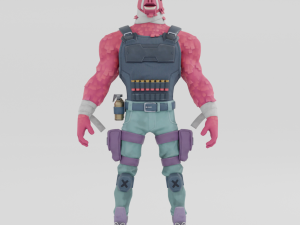 LT John Llama - Fortnite 3D 모델
