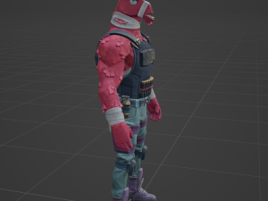 LT John Llama - Fortnite Modelo 3D