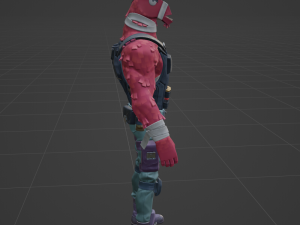 LT John Llama - Fortnite Modelo 3D