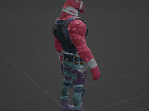 LT John Llama - Fortnite Modelo 3D