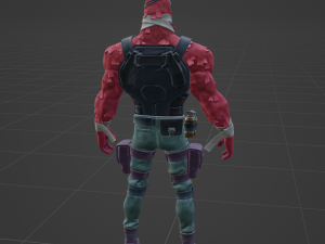 LT John Llama - Fortnite Modelo 3D