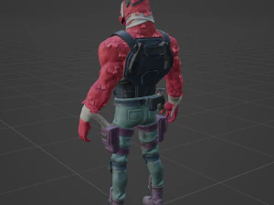 LT John Llama - Fortnite 3D Model