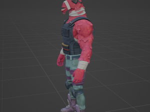 LT John Llama - Fortnite Modelo 3D