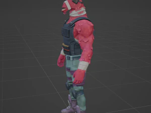 LT John Llama - Fortnite 3D Model