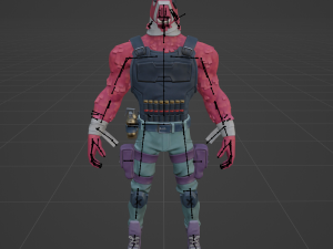 LT John Llama - Fortnite Modelo 3D