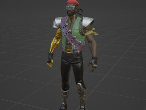 Major Lazer - Fortnite Modelo 3D