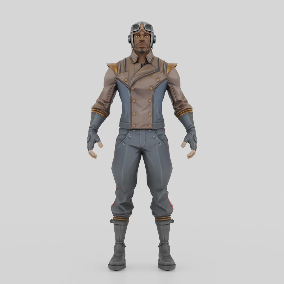 Maximilian - Fortnite 3D Model .c4d .max .obj .3ds .fbx .stl .blend 