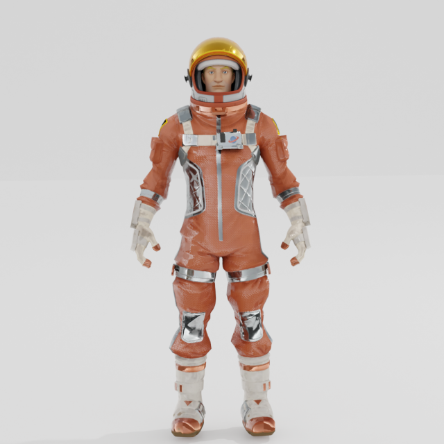 Mission Specialist - Fortnite 3D Model .c4d .max .obj .3ds .fbx .stl .blend 