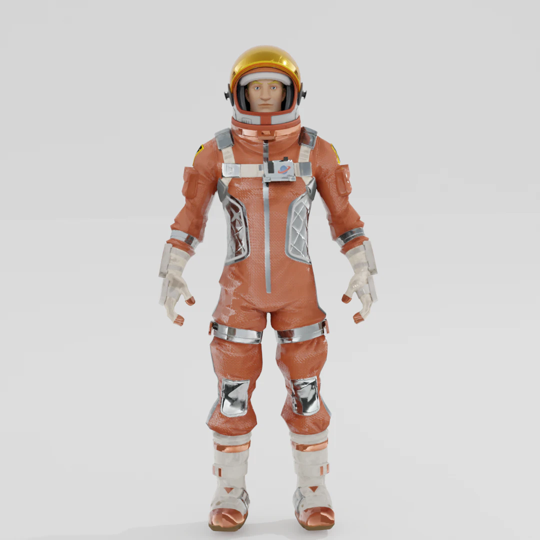 Mission Specialist - Fortnite 3D Model .c4d .max .obj .3ds .fbx .stl .blend 