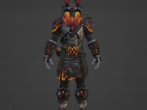 Molten Ragnarock - Fortnite 3D Model