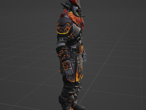 Molten Ragnarock - Fortnite 3Dモデル