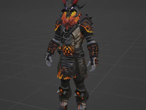 Molten Ragnarock - Fortnite 3D Model