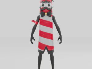 Signor Dappermint - Fortnite Modello 3D
