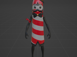 Mr Dappermint - Fortnite 3D मॉडल