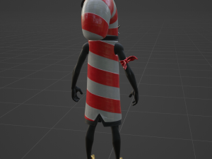 Mr Dappermint - Fortnite 3D मॉडल
