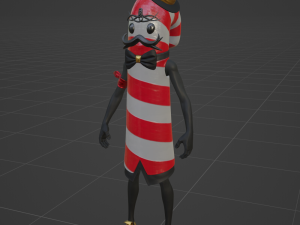 Mr Dappermint - Fortnite 3D मॉडल
