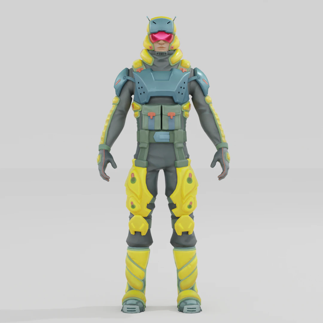 Pillar - Fortnite 3D Model .c4d .max .obj .3ds .fbx .stl .blend 