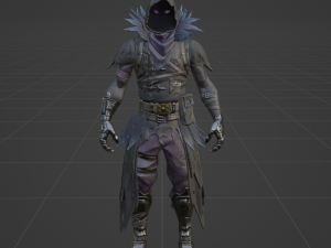 Raven - Fortnite 3D 模型