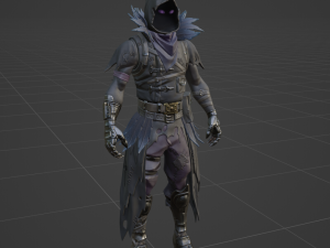 Raven - Fortnite 3D 模型