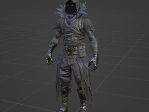 Raven - Fortnite 3D 模型