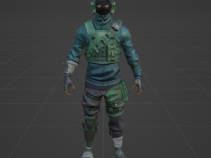 Reflex - Fortnite 3D Model