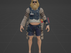 Relaxed Fit Jonesy - Fortnite 3D 模型