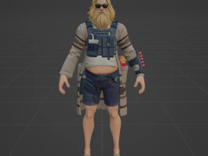Relaxed Fit Jonesy - Fortnite 3D Model