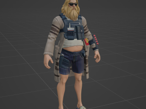 Relaxed Fit Jonesy - Fortnite 3D 模型