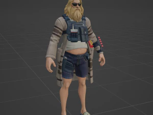 Relaxed Fit Jonesy - Fortnite 3D Model