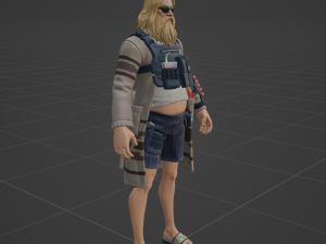 Relaxed Fit Jonesy - Fortnite 3D 模型