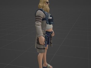 Relaxed Fit Jonesy - Fortnite 3D 模型