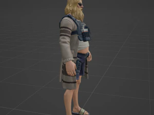 Relaxed Fit Jonesy - Fortnite 3D Model