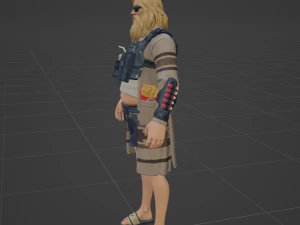 Relaxed Fit Jonesy - Fortnite 3D Model