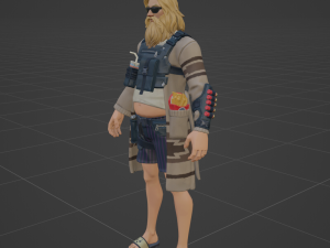 Relaxed Fit Jonesy - Fortnite 3D 模型