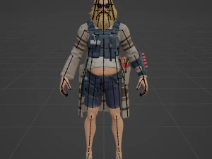 Relaxed Fit Jonesy - Fortnite 3D Model