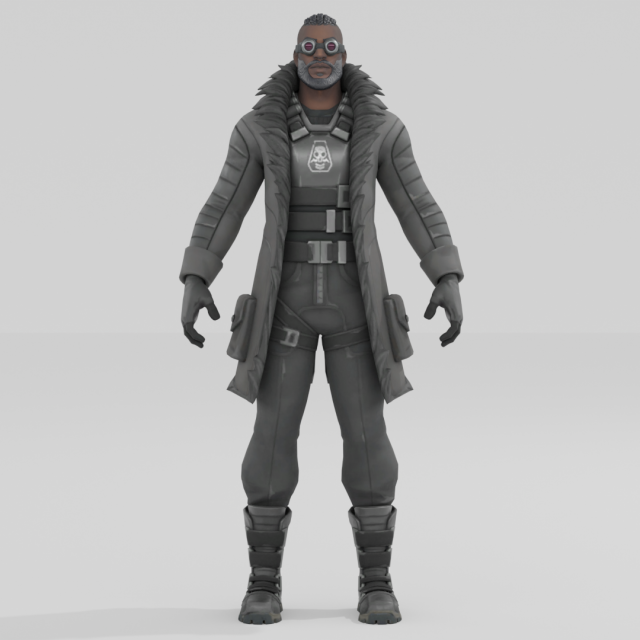 Renegade Shadow - Fortnite 3Dモデル .c4d .max .obj .3ds .fbx .stl .blend 