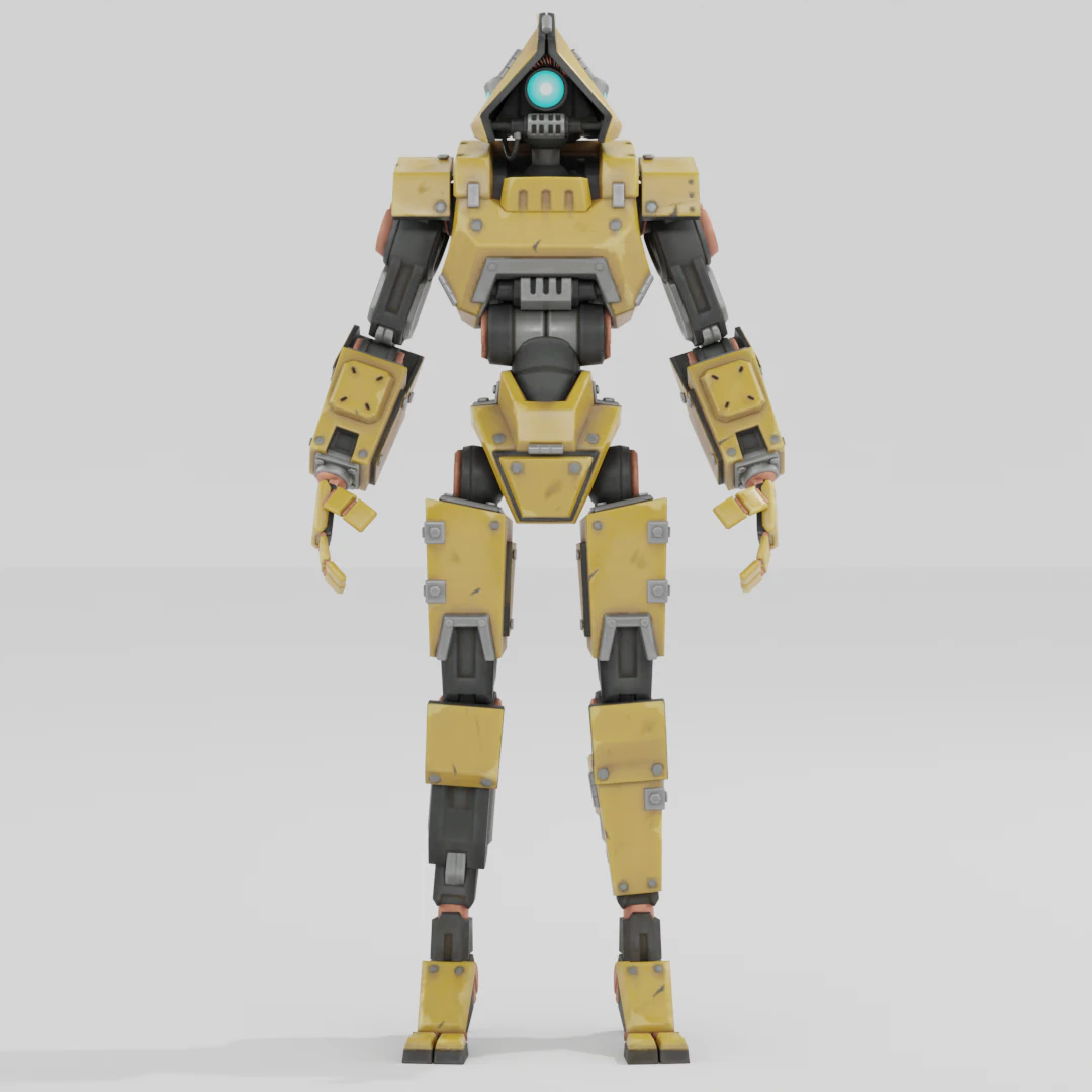 Robokevin - Fortnite 3D Model .c4d .max .obj .3ds .fbx .stl .blend 