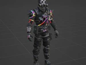 Ruckus Rage - Fortnite 3D Model