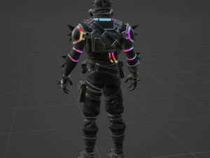 Ruckus Rage - Fortnite 3D Model