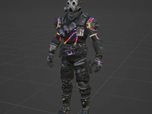 Ruckus Rage - Fortnite 3D Model