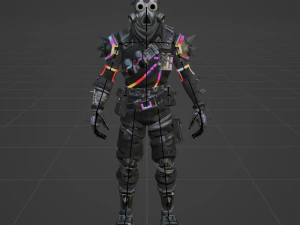 Ruckus Rage - Fortnite 3D Model