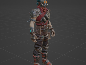 Ruckus Default - Fortnite 3D Model