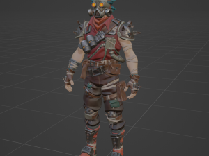 Ruckus Default - Fortnite 3D Model
