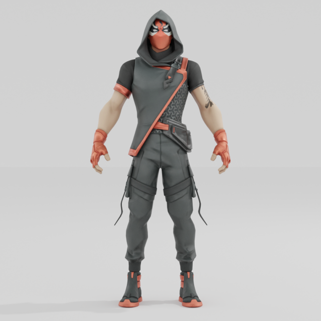 Seeker - Fortnite 3D 모델 .c4d .max .obj .3ds .fbx .stl .blend 